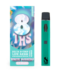 8ths disposable vape white gushers