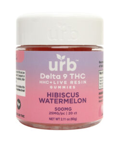 Urb D9 HHC 500mg Gummies Hibiscus Watermelon