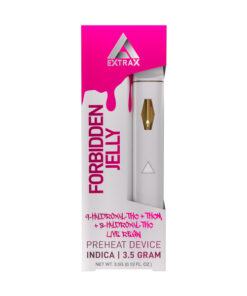 delta extrax splats disposable vape forbidden jelly