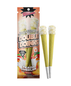 delta munchies thca 1.5g double doink preroll peach cobbler