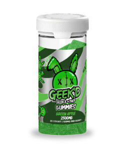 geekd d8 thcp gummies green apple