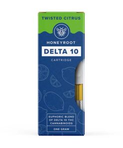 honeyroot delta 10 cartridge twisted citrus