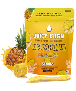 juicy kush big kahuna 500mg gummies pineapple