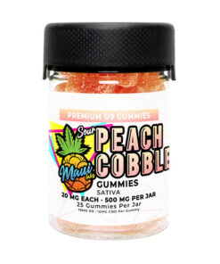 maui labs d9 gummies sour peach cobbler