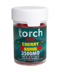 torch haymaker gummies cherry bomb