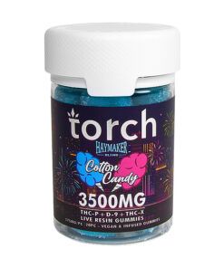 torch haymaker gummies cotton candy