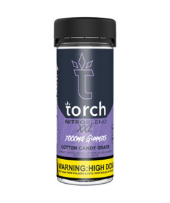 torch nitro blend gummies 7000mg cotton candy grape