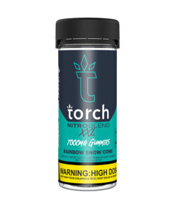 torch nitro blend gummies 7000mg rainbow snow cone