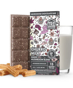 trehouse 50g mushroom chococlate bar churro milk