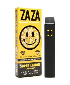 zaza 2g disposable liquid diamonds d9 thcp super lemon haze